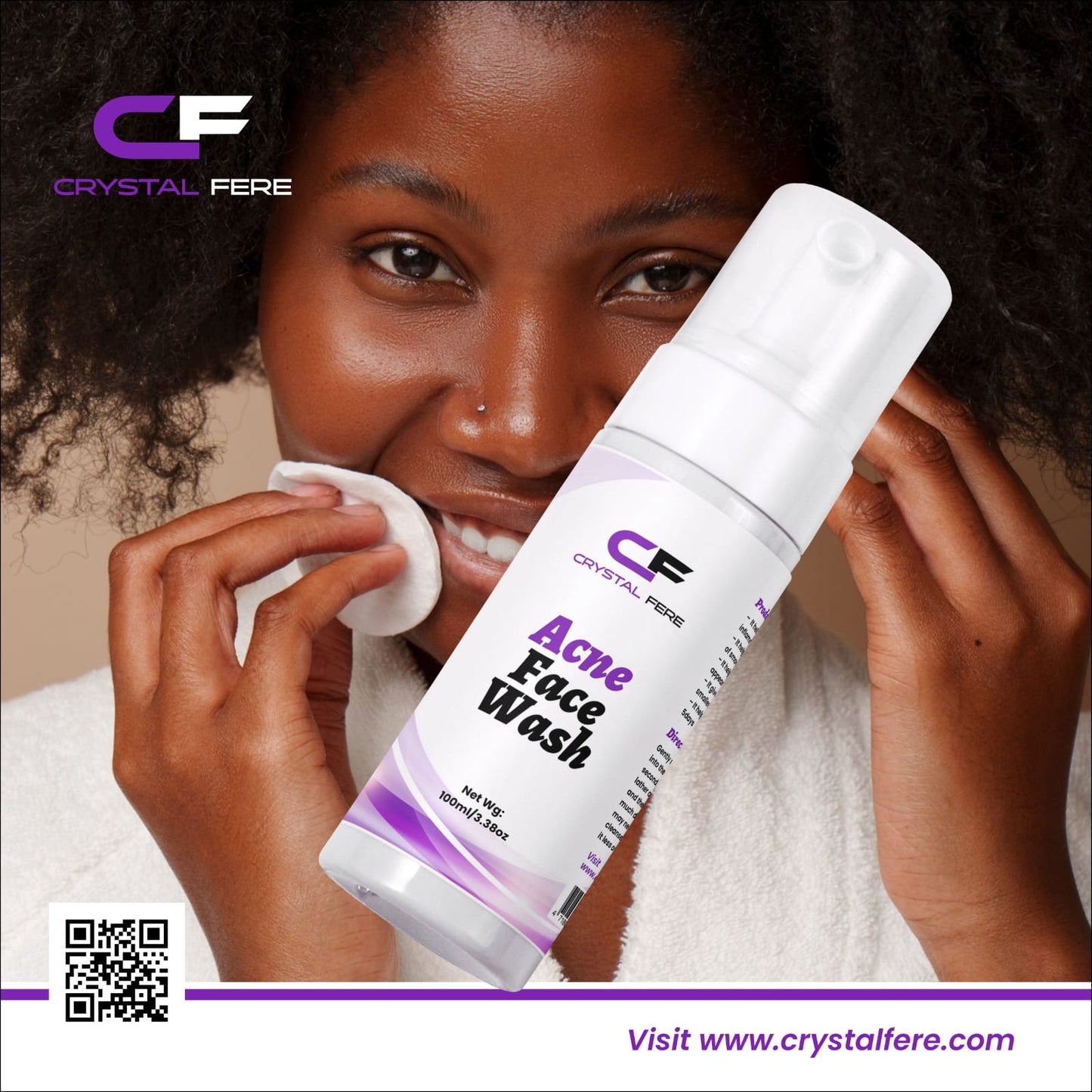 Acne Face Wash - crystalfere collectibleCrystal fere - hydrating glow face treatment cream for glowing skin
hydrating face cream for dry and dehydrated skin
glowing skin moisturizer face treatment cream