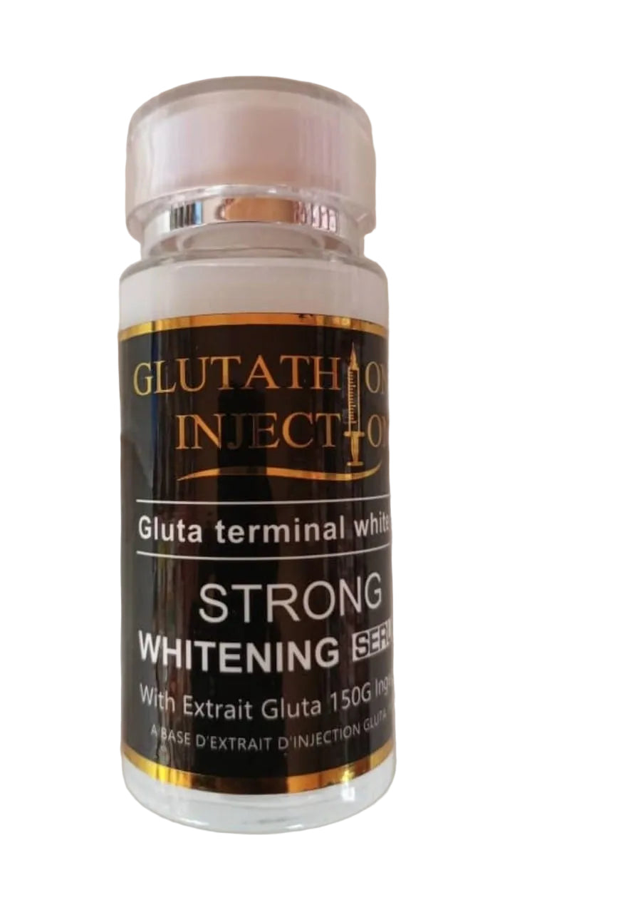 Serum gluta terminal with gluta injection 150G for face and body 120ml - crystalfere collectibleCrystal fere