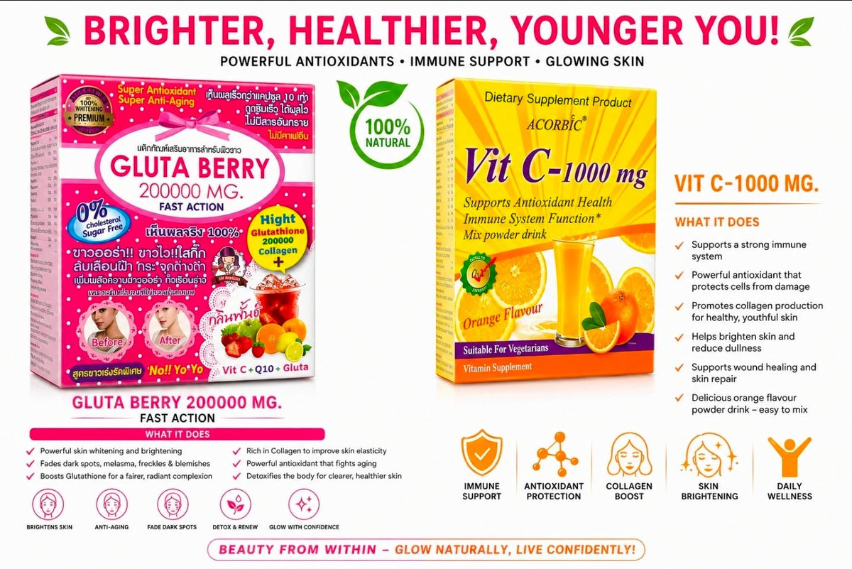 Gluta berry 200000mg is an oral softgel supplement—often marketed as Supreme Gluta White—containing high doses of L-glutathione, collagen, and vitamin C - 1000mg as a skin-brightening, lightening anti-aging, skin supplement. - crystalfere collectiblecrystalfere collectible