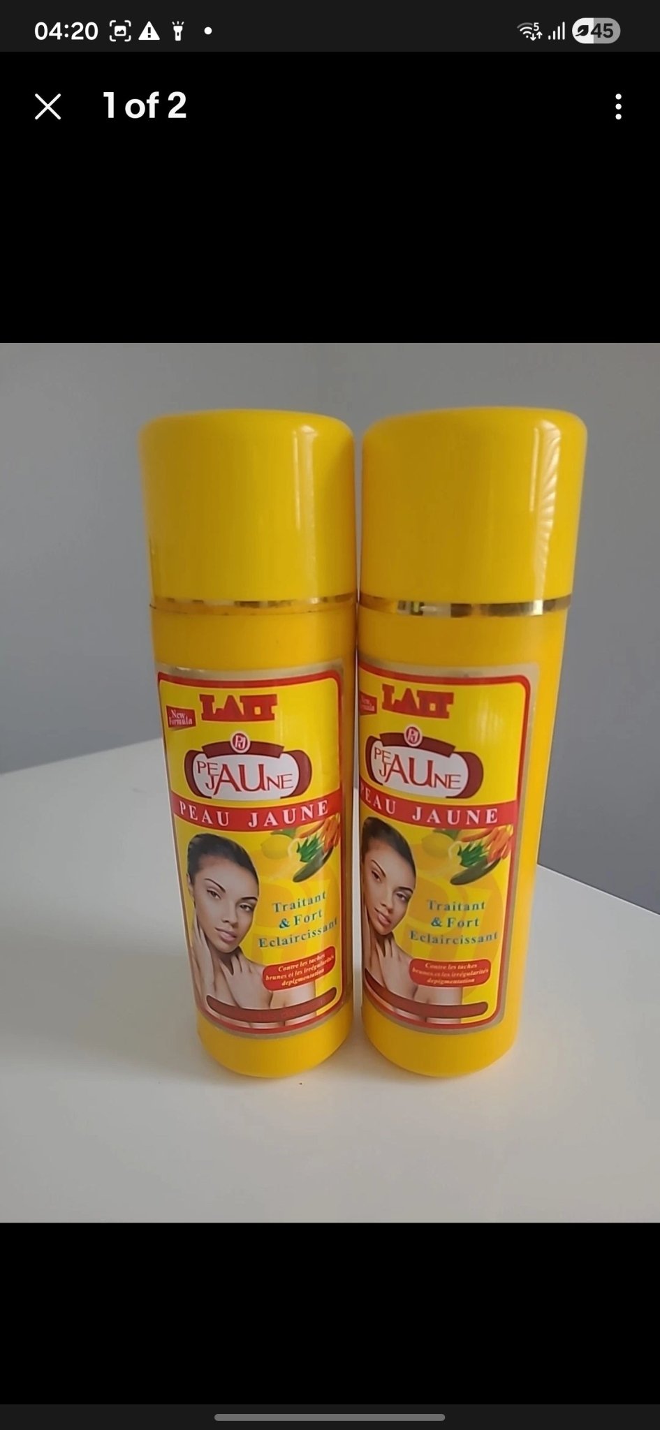2x Peau Jaune Whitening Body Lotion 500ml β Fade Spots & Hydrate - crystalfere collectiblecrystalfere collectible
