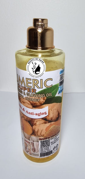 Soft 7 Super Whitening And Glowing Oil With Turmeric And Honey - crystalfere collectibleCrystal fere