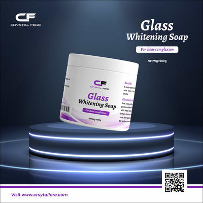 Glass Whitening soap - crystalfere collectibleCrystal fere