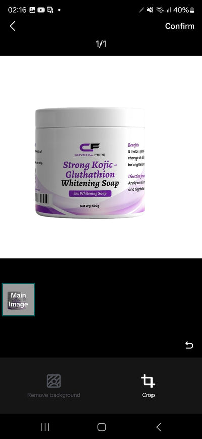 strong kojic Gluthathion Whitening soap - crystalfere collectibleCrystal fere