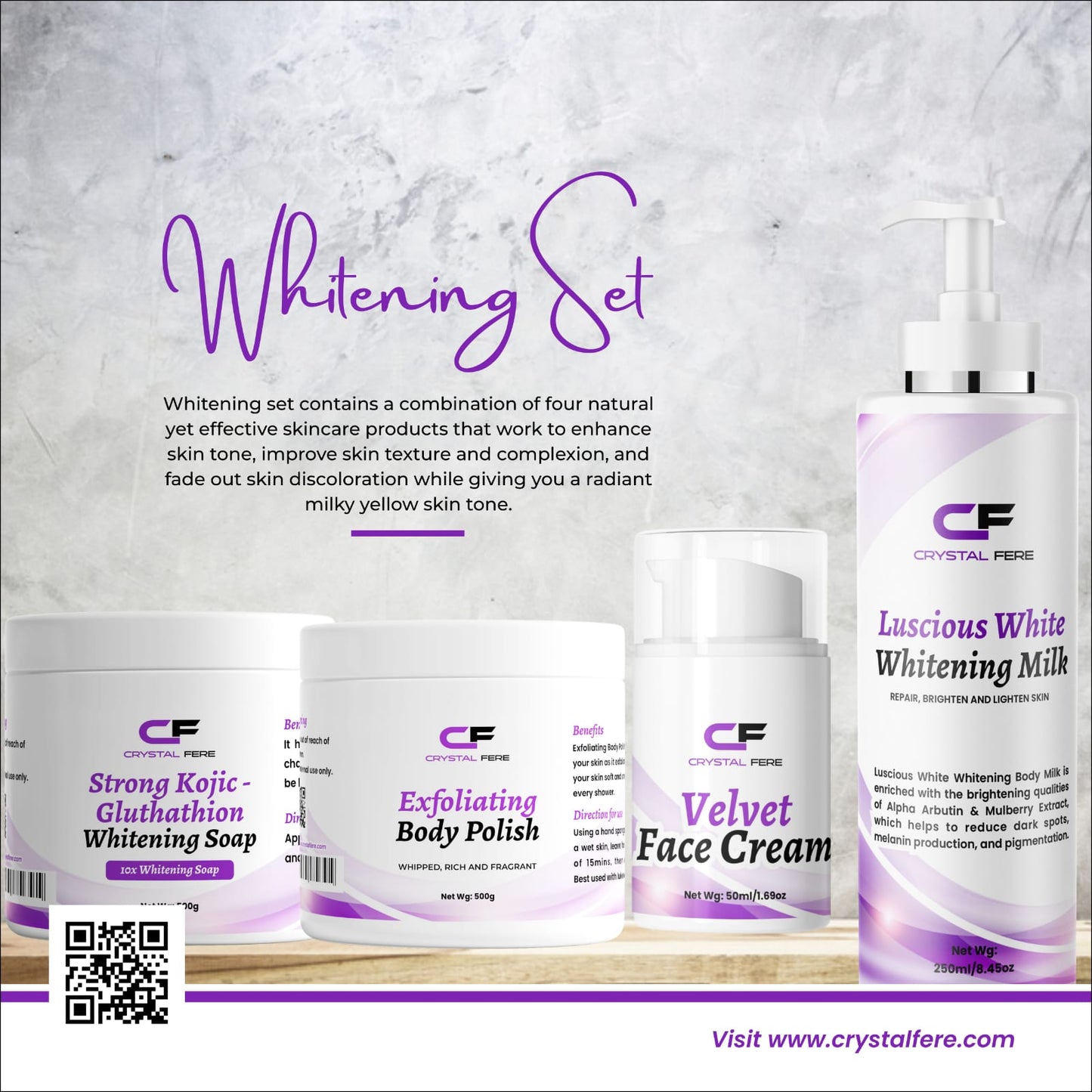 Super Whitening set - crystalfere collectibleCrystal fere