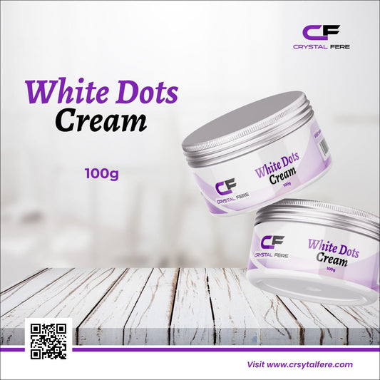 White Dots Cream - crystalfere collectibleCrystal fere