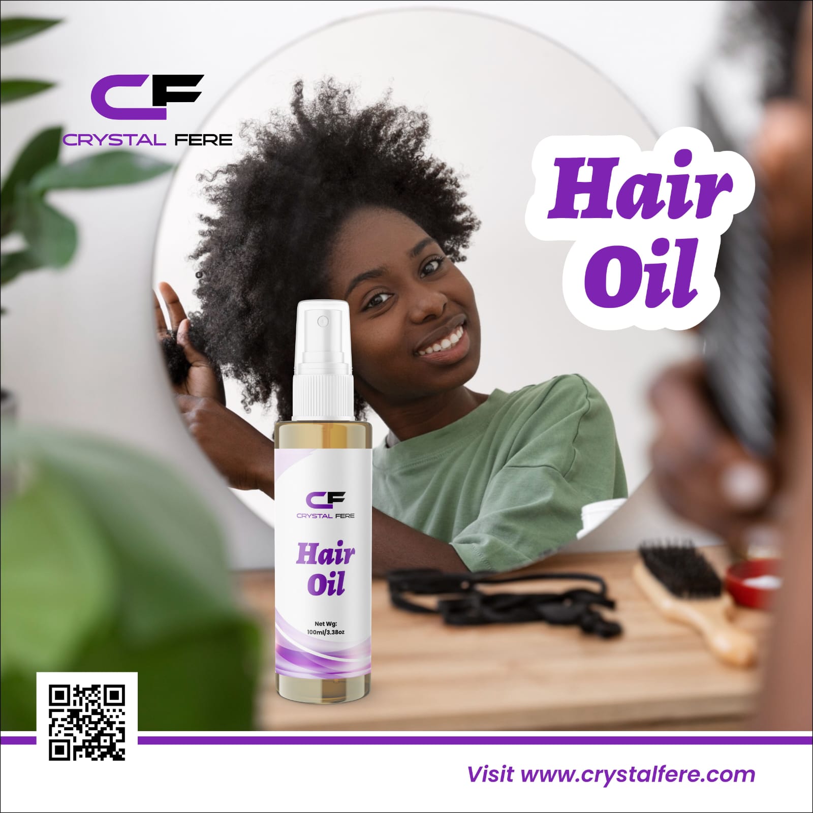 Hair Oil - crystalfere collectibleCrystal fere