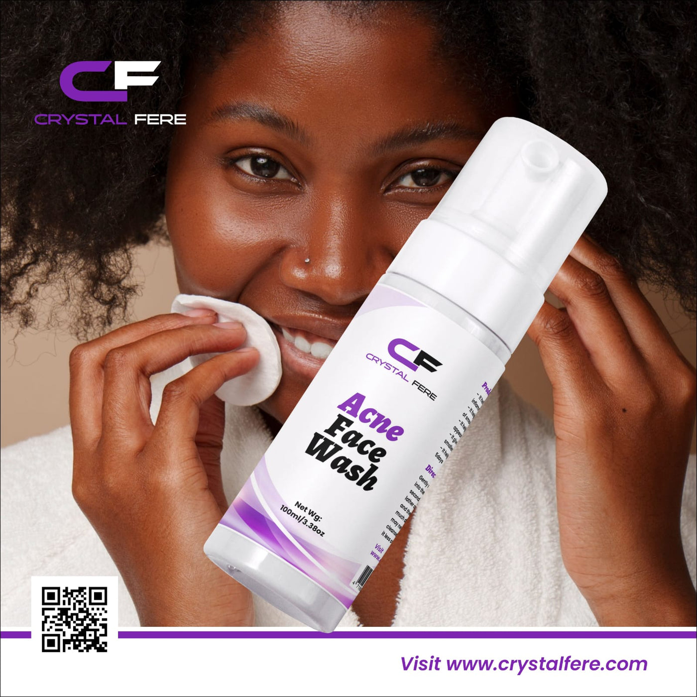 Acne Face Wash - crystalfere collectibleCrystal fere