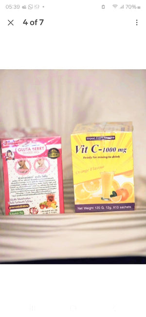 Supreme Gluta White Glutathione And Vitamin C 1000mg Beauty Skin Antioxidant - crystalfere collectibleCrystal fere