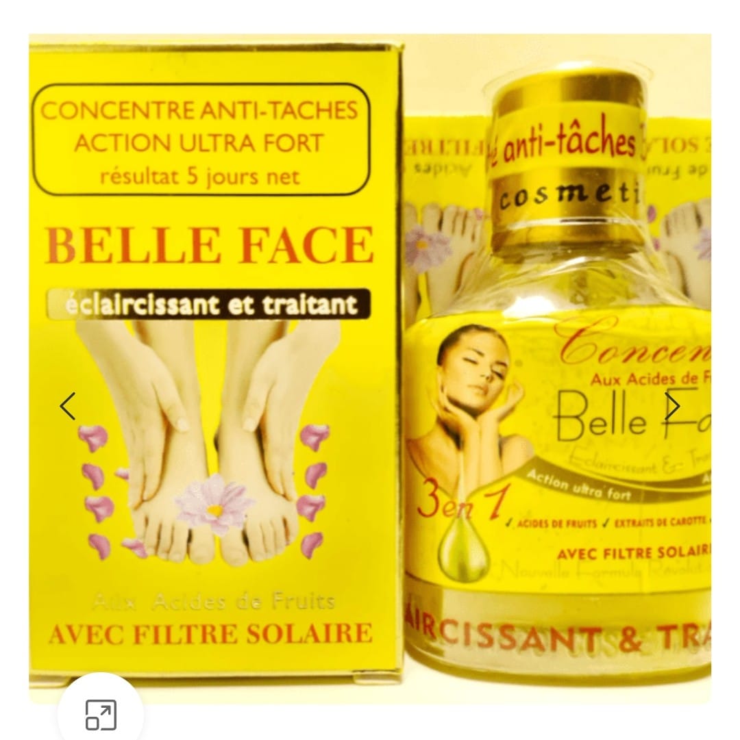 Belle Face Oil (Serum) Fruit Acid Lightening And Treatment Oil For Hands, Legs And Face - crystalfere collectibleCrystal fere