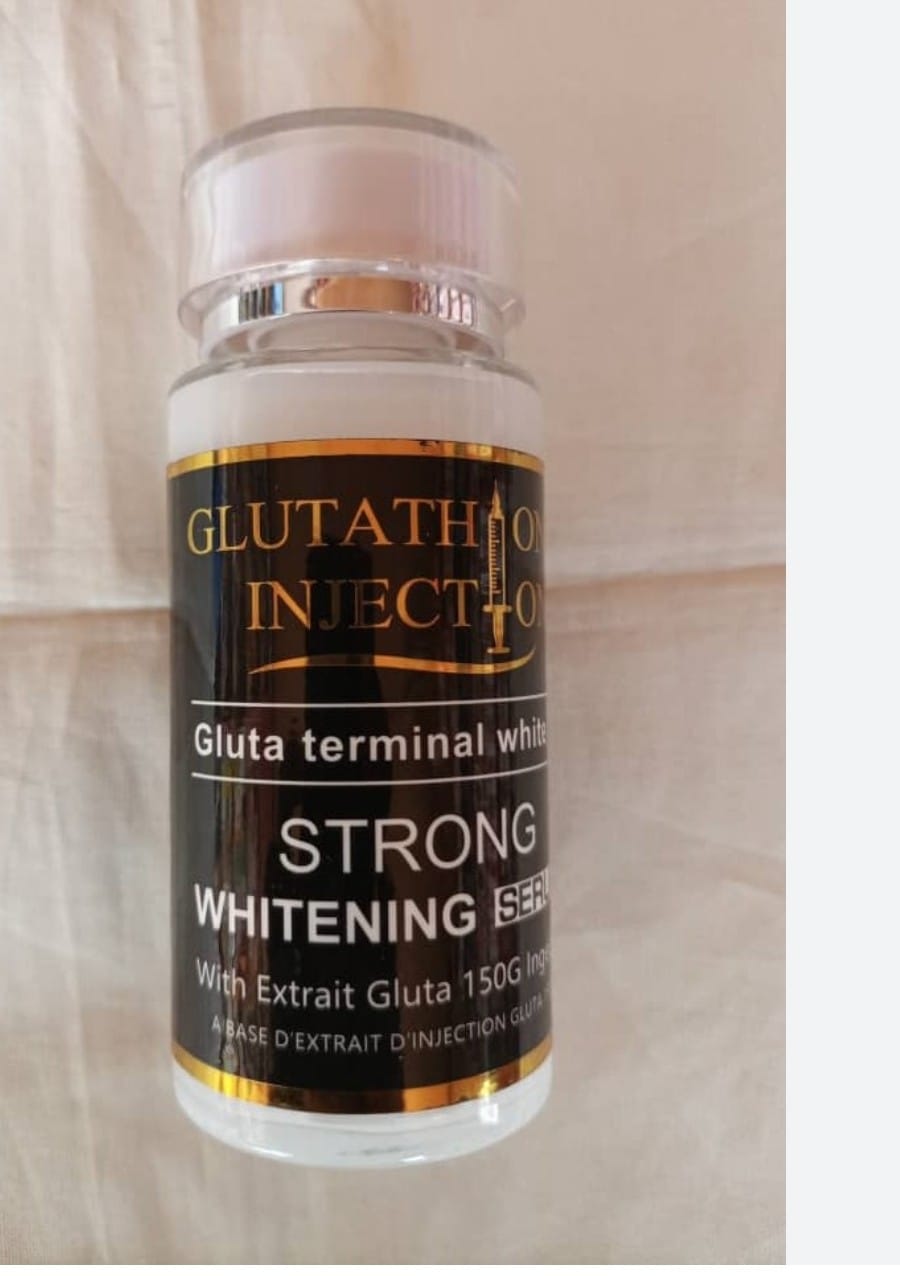 Serum gluta terminal with gluta injection 150G for face and body 120ml - crystalfere collectibleCrystal fere