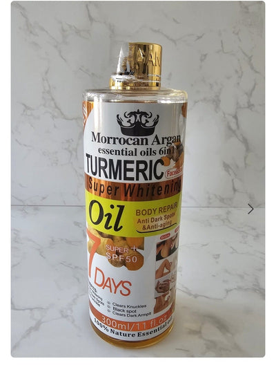 MORROCAN ARGAN ESSENTIAL OILS 6IN1 TURMERIC - crystalfere collectibleCrystal fere