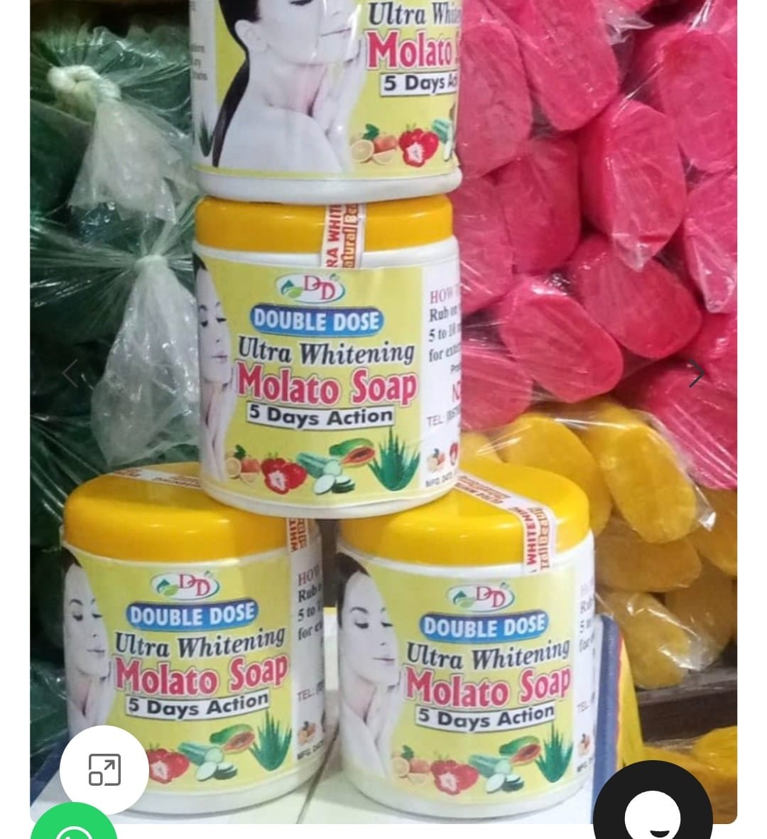 Double ultra Whitening molato soap - crystalfere collectibleCrystal fere