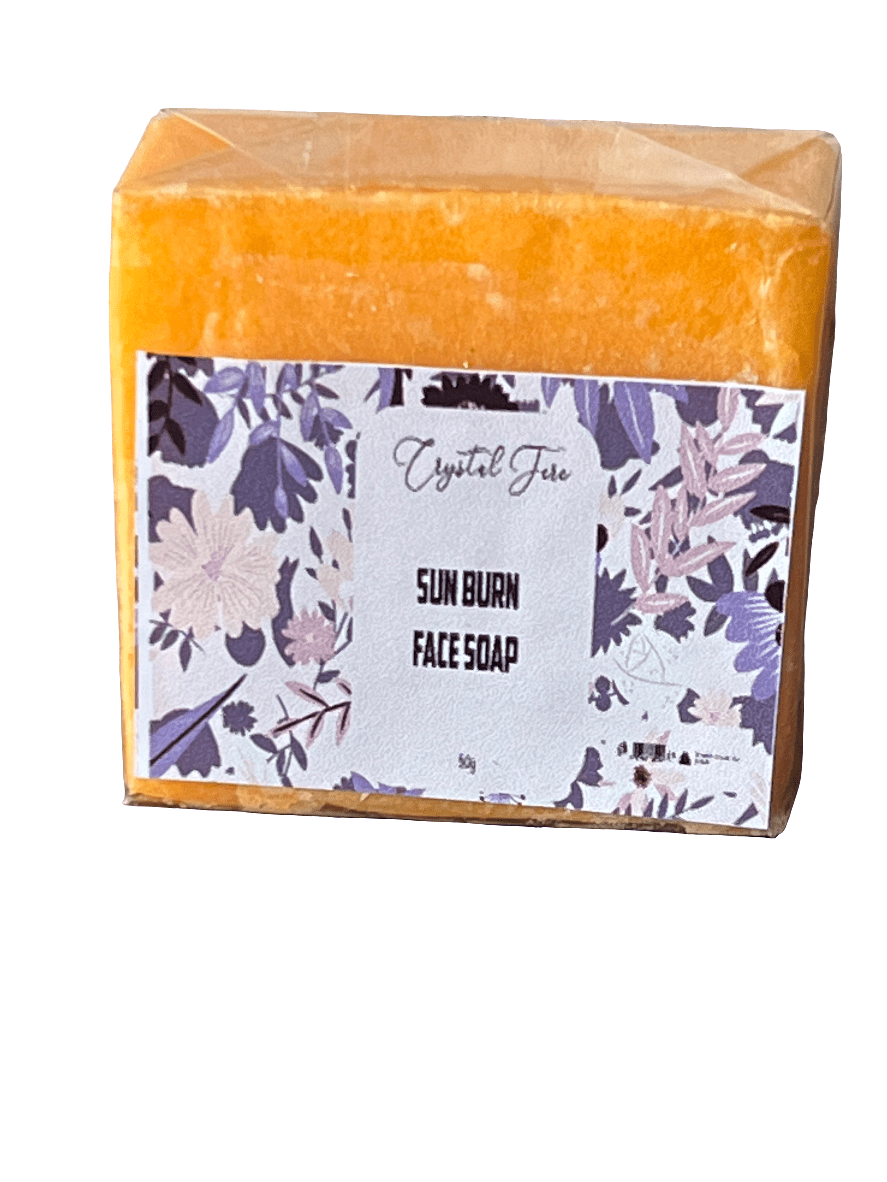 Sunburn face soap - crystalfere collectiblecrystalfere