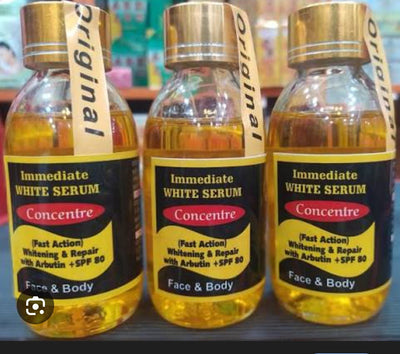 immediate white serum concentrate fast action with Arbutin + spf 80 - crystalfere collectiblecrystalfere collectible
