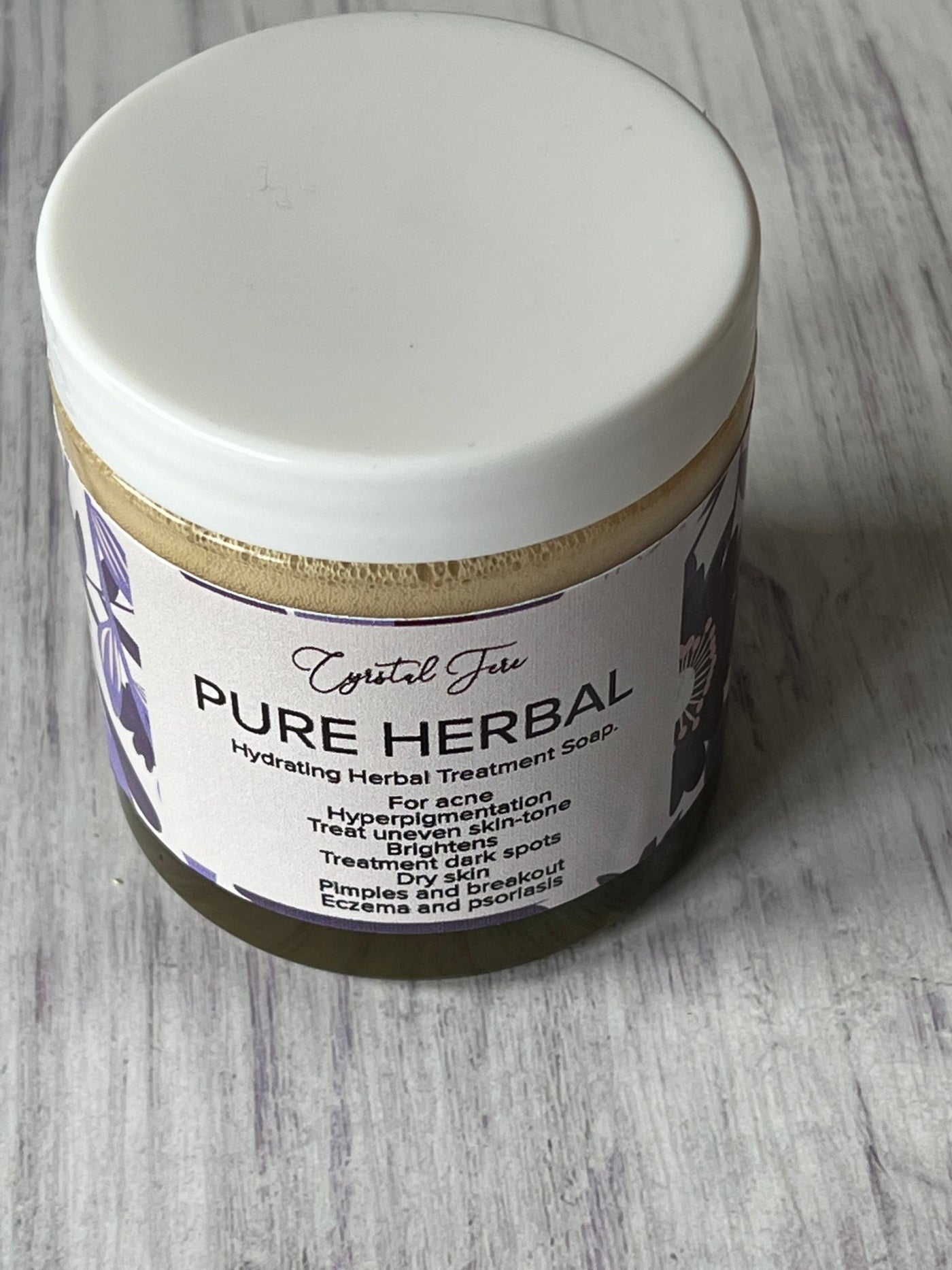 Herbal treatment and exfoliating soap - crystalfere collectiblecrystalfere