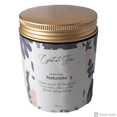 Naturelle Whitening Black Soap - crystalfere collectiblecrystalfere